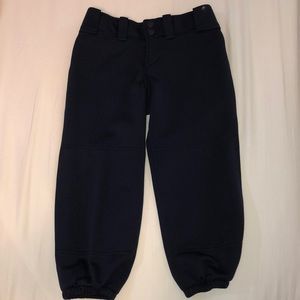 Navy Mizuno Softball Pants